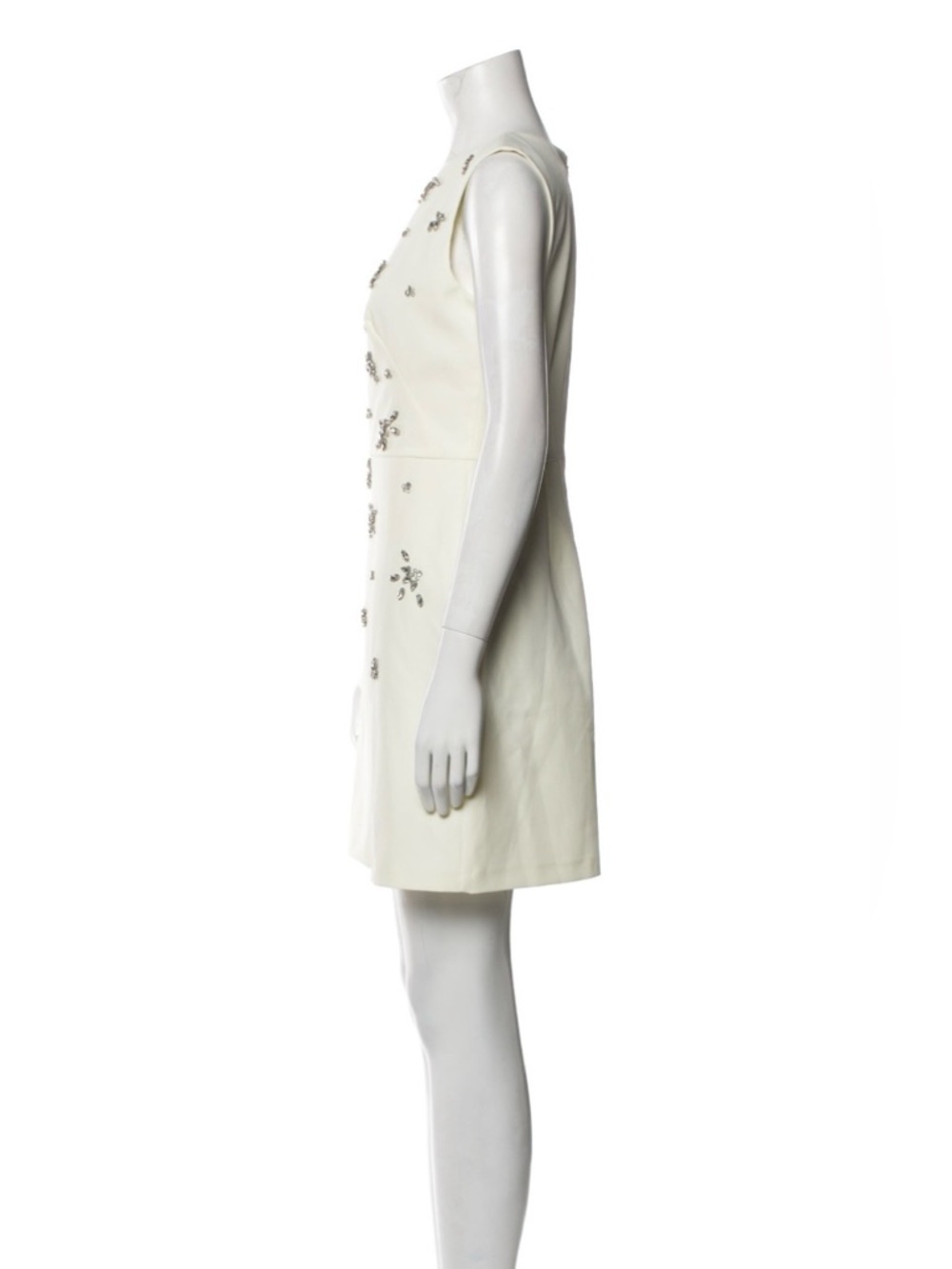 Marchesa Notte Ivory Embellished A-Line Dress Size 4 NWT Bridal - Picture 4 of 6